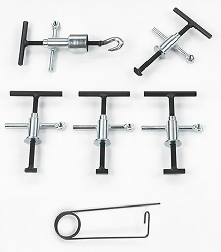 SET OF MECHANICAL HOOKS